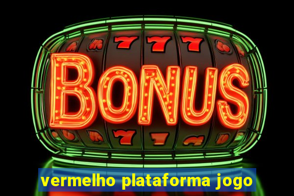 vermelho plataforma jogo