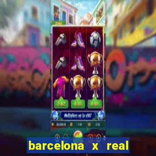 barcelona x real madrid multicanais