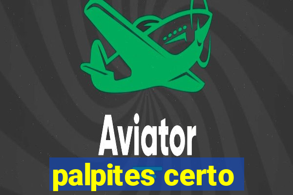 palpites certo