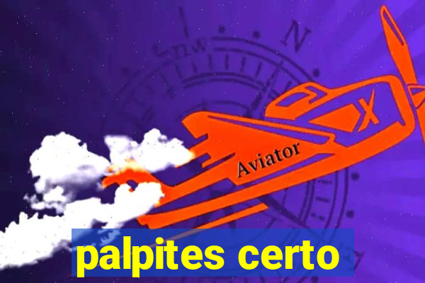 palpites certo