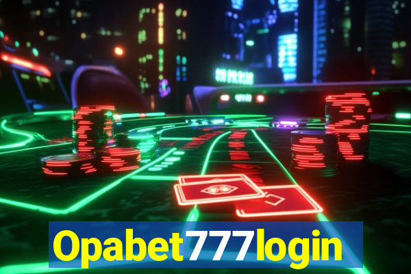 Opabet777login