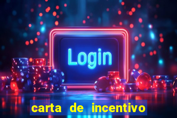 carta de incentivo para alunos