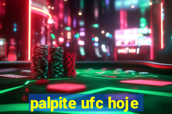 palpite ufc hoje