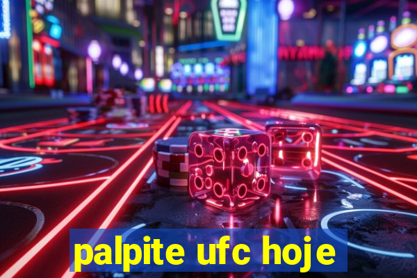 palpite ufc hoje