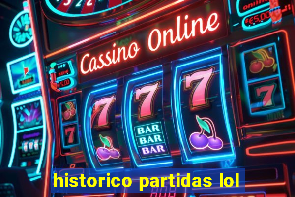 historico partidas lol