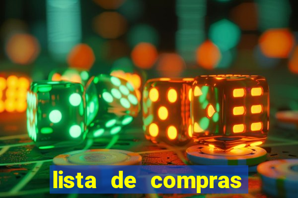 lista de compras supermercado para imprimir