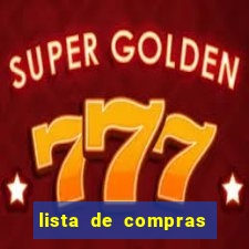 lista de compras supermercado para imprimir