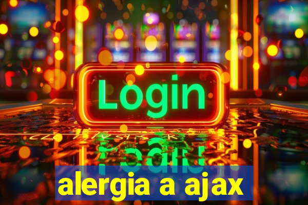 alergia a ajax