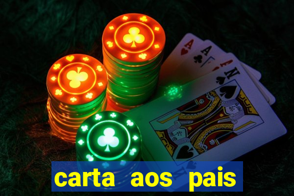 carta aos pais rubem alves