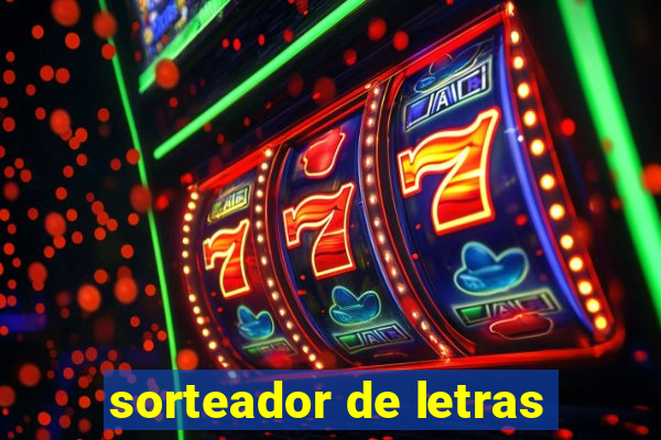 sorteador de letras