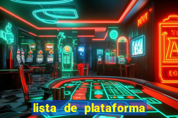 lista de plataforma de jogos