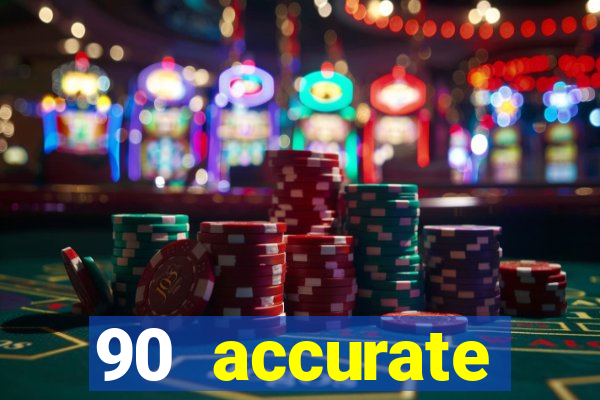 90 accurate football predictions