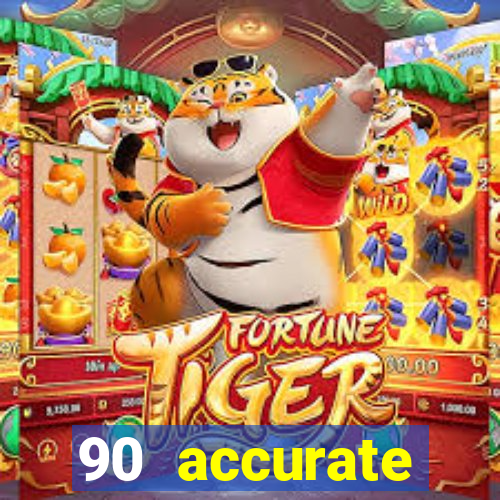90 accurate football predictions