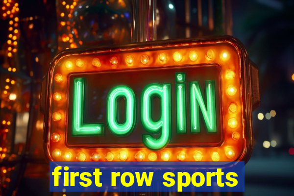 first row sports