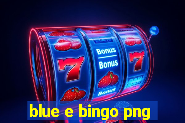 blue e bingo png