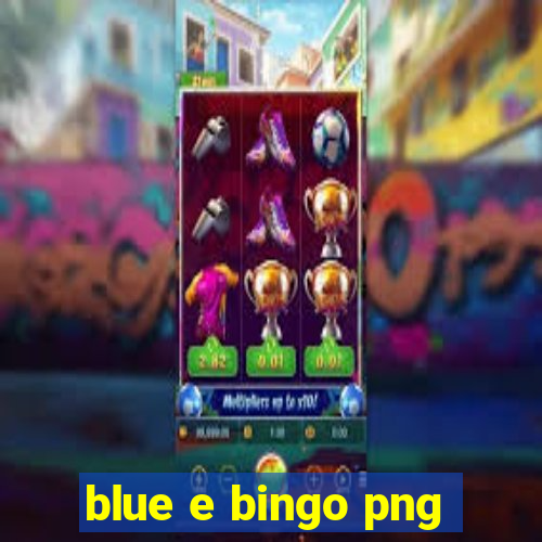 blue e bingo png