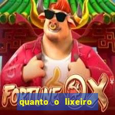 quanto o lixeiro ganha por ano
