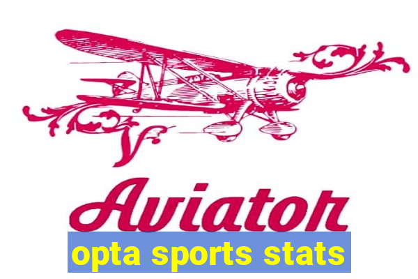 opta sports stats