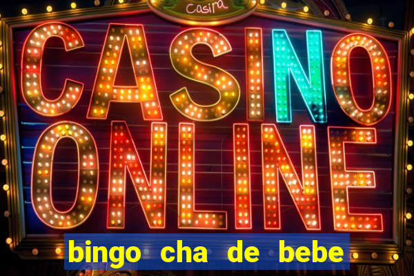 bingo cha de bebe cartelas para imprimir