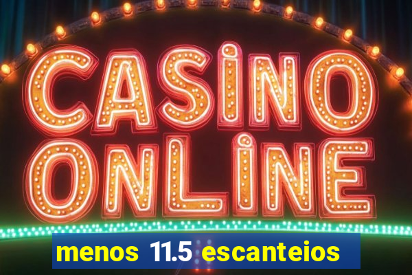 menos 11.5 escanteios