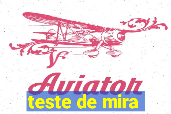 teste de mira