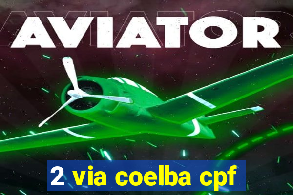 2 via coelba cpf