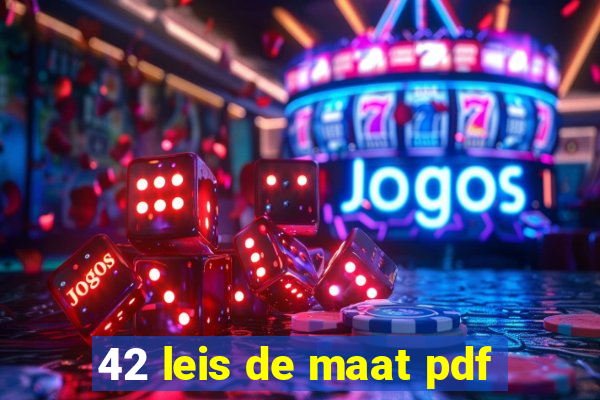 42 leis de maat pdf