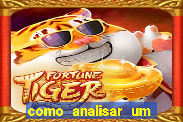 como analisar um jogo de futebol para apostar