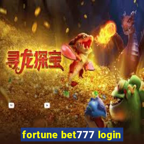 fortune bet777 login