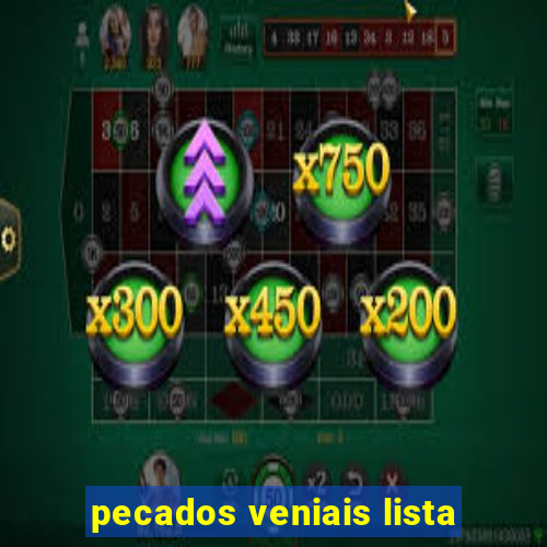 pecados veniais lista