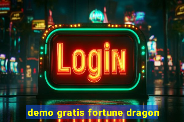 demo gratis fortune dragon