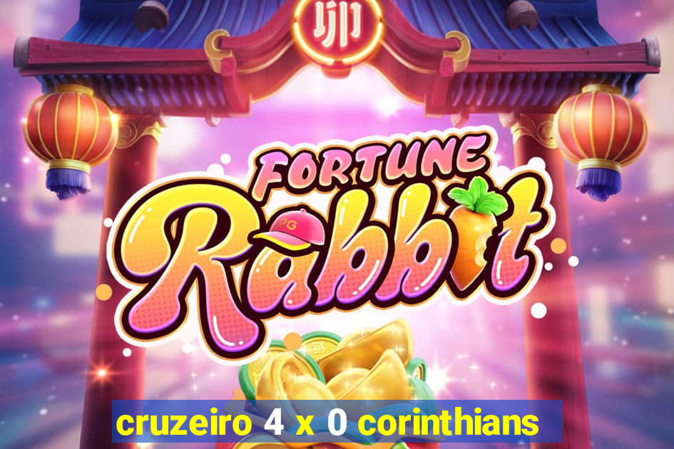 cruzeiro 4 x 0 corinthians