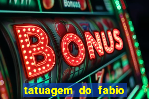 tatuagem do fabio goleiro do cruzeiro