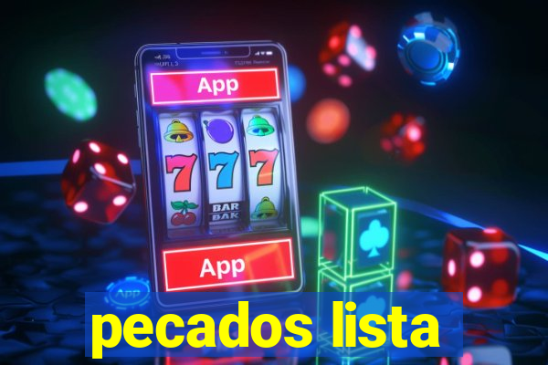 pecados lista