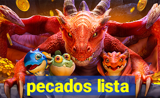 pecados lista