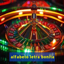 alfabeto letra bonita