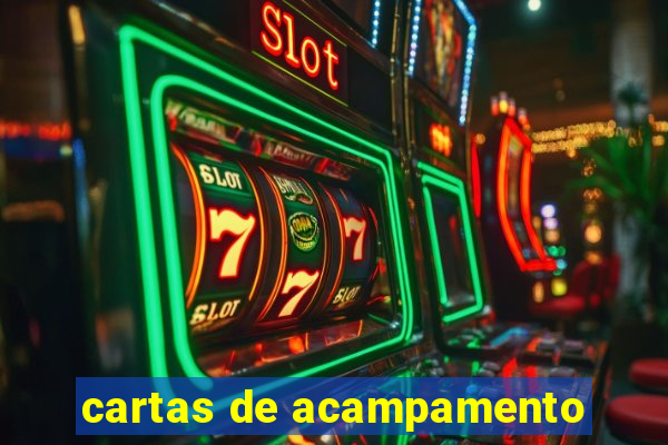 cartas de acampamento