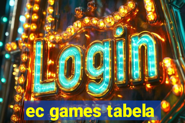 ec games tabela
