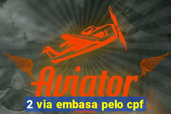 2 via embasa pelo cpf