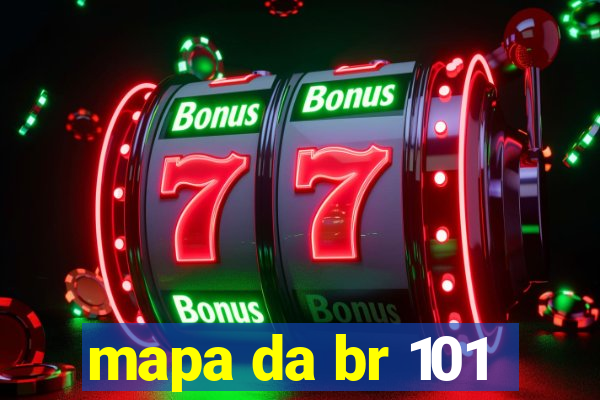mapa da br 101