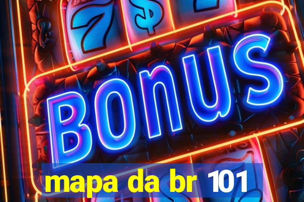 mapa da br 101