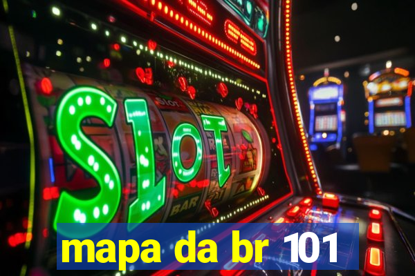 mapa da br 101