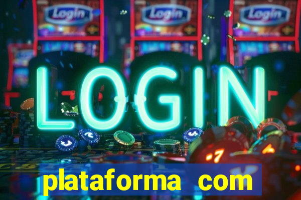 plataforma com chuva de dinheiro