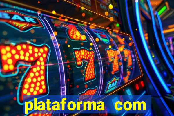 plataforma com chuva de dinheiro