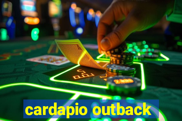 cardapio outback