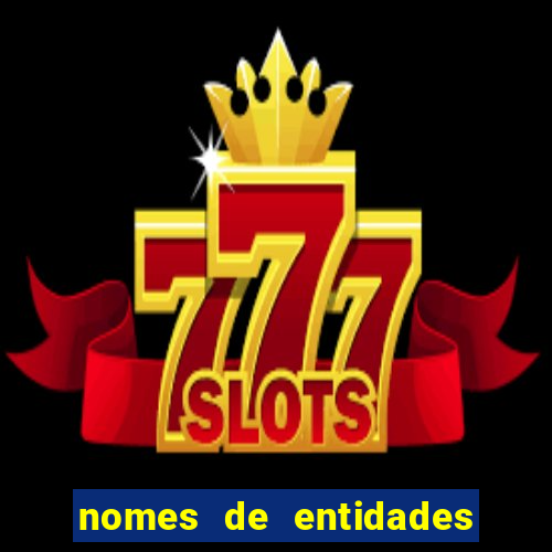 nomes de entidades do mal