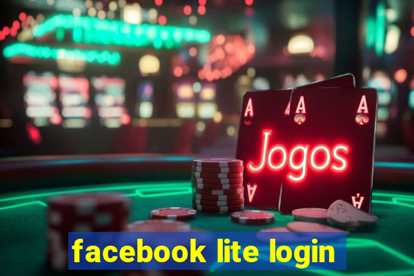 facebook lite login