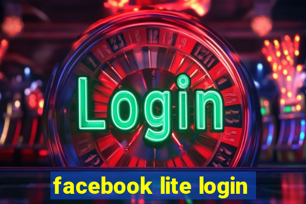 facebook lite login