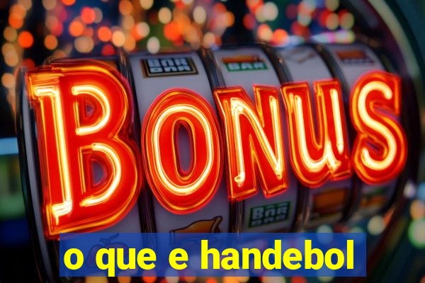 o que e handebol