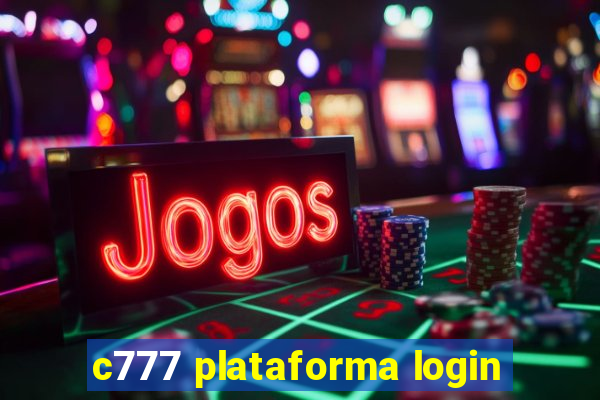c777 plataforma login
